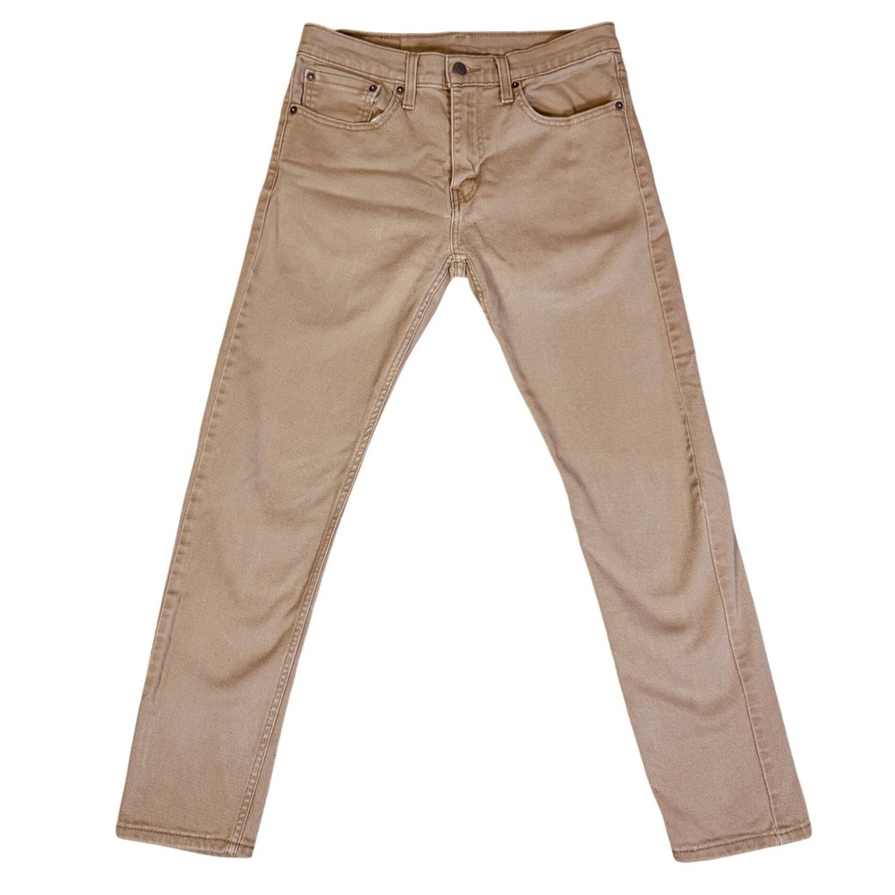 Levi's‎ 512 Slim Taper Jeans 31x32 Khaki Tan Men's Casual Pants Work Wear EUC